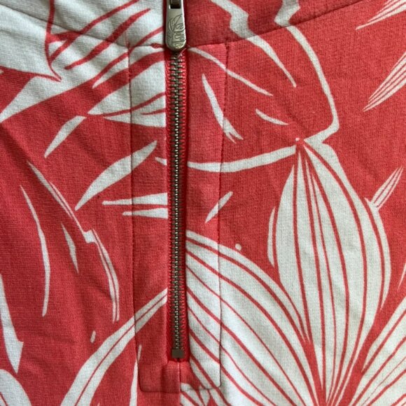 Tommy Bahama Women’s Mahana Beach Sheath Dress – Coral & White Floral – Size L - Picture 4 of 9